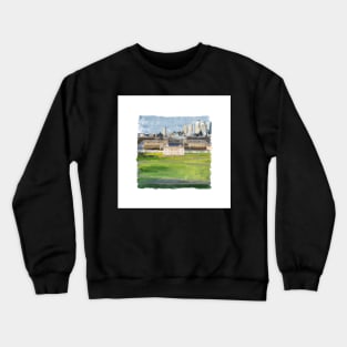 View from the Royal Observatory, Greenwich, London Crewneck Sweatshirt